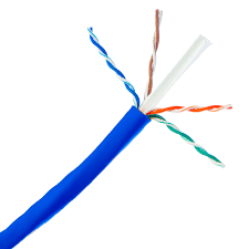 CAT6 23AWG 4 PAIR TWISTED UNSCREENED PVC SHEATH 305M BLUE