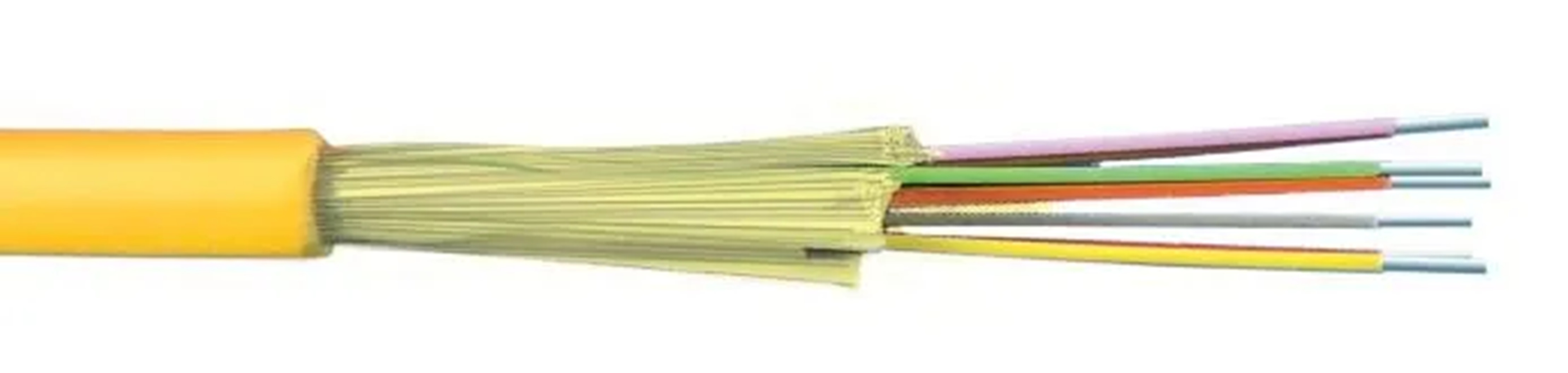GARLAND CBLEAS10.96C/LSZH-305YEL GTB-AC SM TIGHT BUFFER LSZH OPTICAL FIBRE CABLE 6F G657A1 305M YELLOW