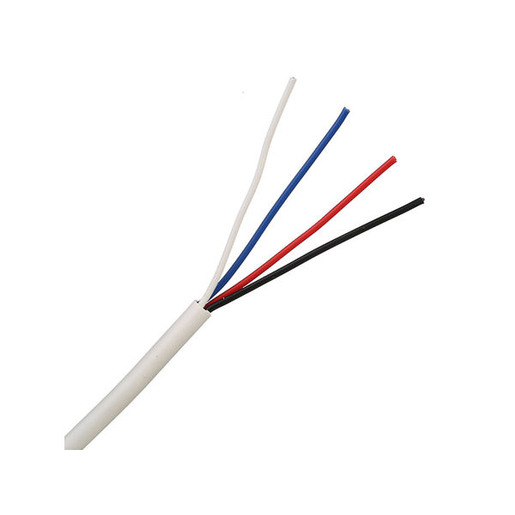 SECURITY CABLE 14/0.20 4 CORE UNSCREENED PVC SHEATH 300M WHITE