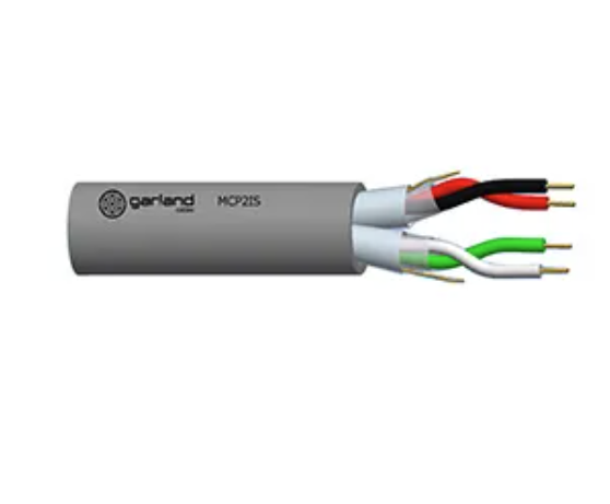 SECURITY CABLE 7/0.25 2 PAIR TWISTED STRANDED INDIVIDUALLY SCREENED & SHIELDED PVC SHEATH 300M GREY