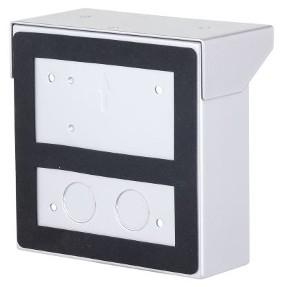 VTM75 SURFACE MOUNTED BOX FOR DHI-VTO4202F/FB DOOR STATION 1 MODULE SILVER WITH RAINHOOD