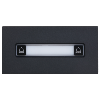 DAHUA 2 BUTTON MODULE ON 1 ROW BLACK APARTMENT/COMMERCIAL METAL IP65 POWER BY BUS CONTROLLER