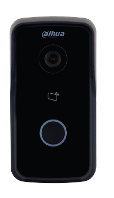 DAHUA IP INTERCOM ALL IN ONE (WITH KEYPAD) 1 BUTTON AUDIO/VIDEO DOOR STATION BLACK RESIDENTIAL MECHANICAL BLUE ILLUMINATED BUTTON 2MP 122° WDR PLASTIC IP65 IK04 H.264 & H.265 LOCK OUTPUT(POWERED) REX INPUT WITH MIFARE READER 12VDC REAR LAN