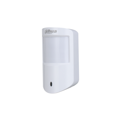 DAHUA AIRSHIELD SERIES WIRELESS PET FRIENDLY PIR DUAL BLACK PET UP TO 18KG 12M DETECTION AREA WITH TAMP ALARM FLASHING/ SOLID GREEN LED INDICATORS PLASTIC WALL MOUNT 2.2M MOUNT HEIGHT 433.1-434.6MHz 1xCR123A BATTERY (3.3V)