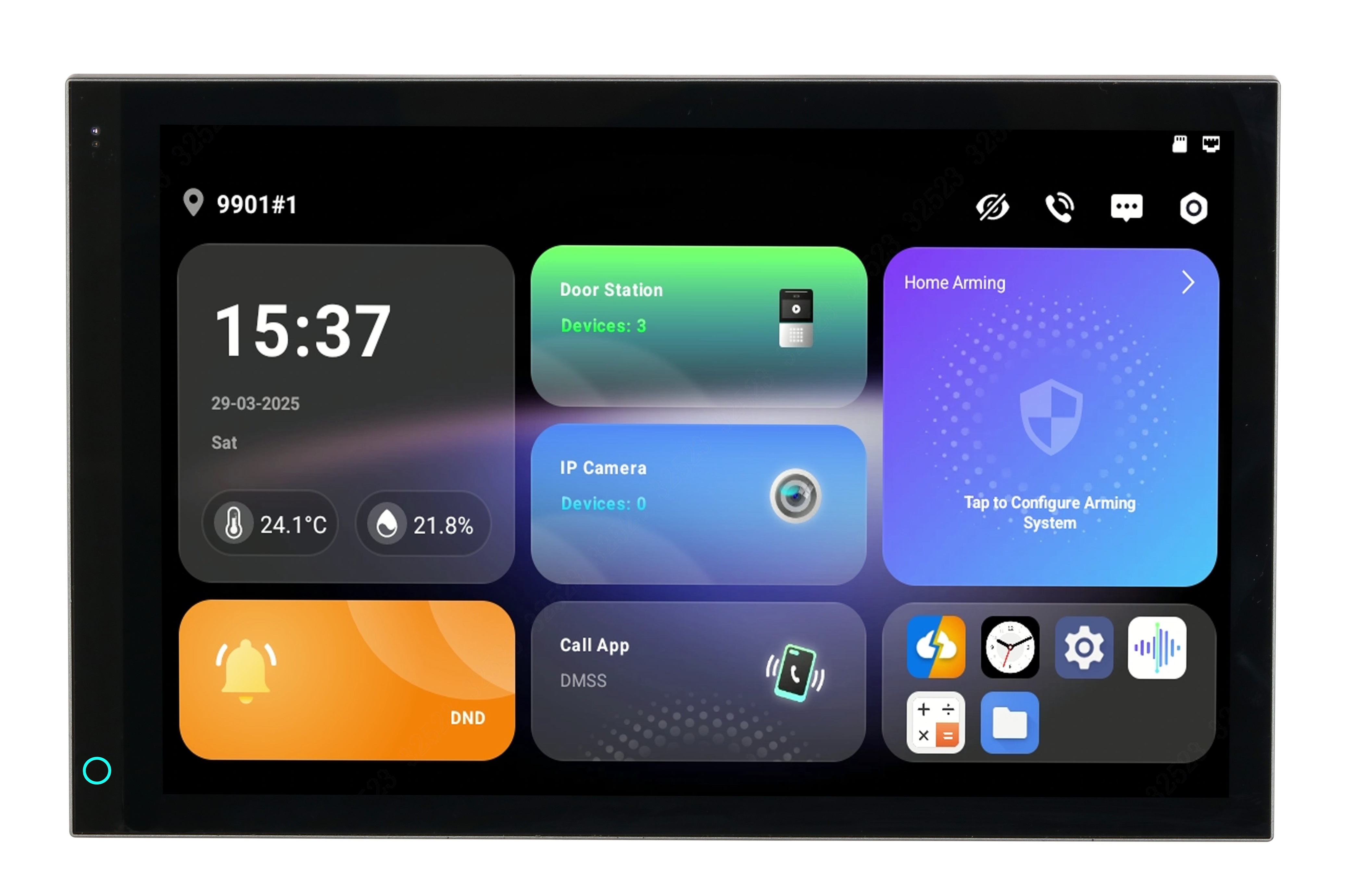 DAHUA DHI-SCP3044A-BZ ULTRA SERIES 4-WIRE INT DISP MOD GRY APT/ RESI/ COMMERCIAL 10