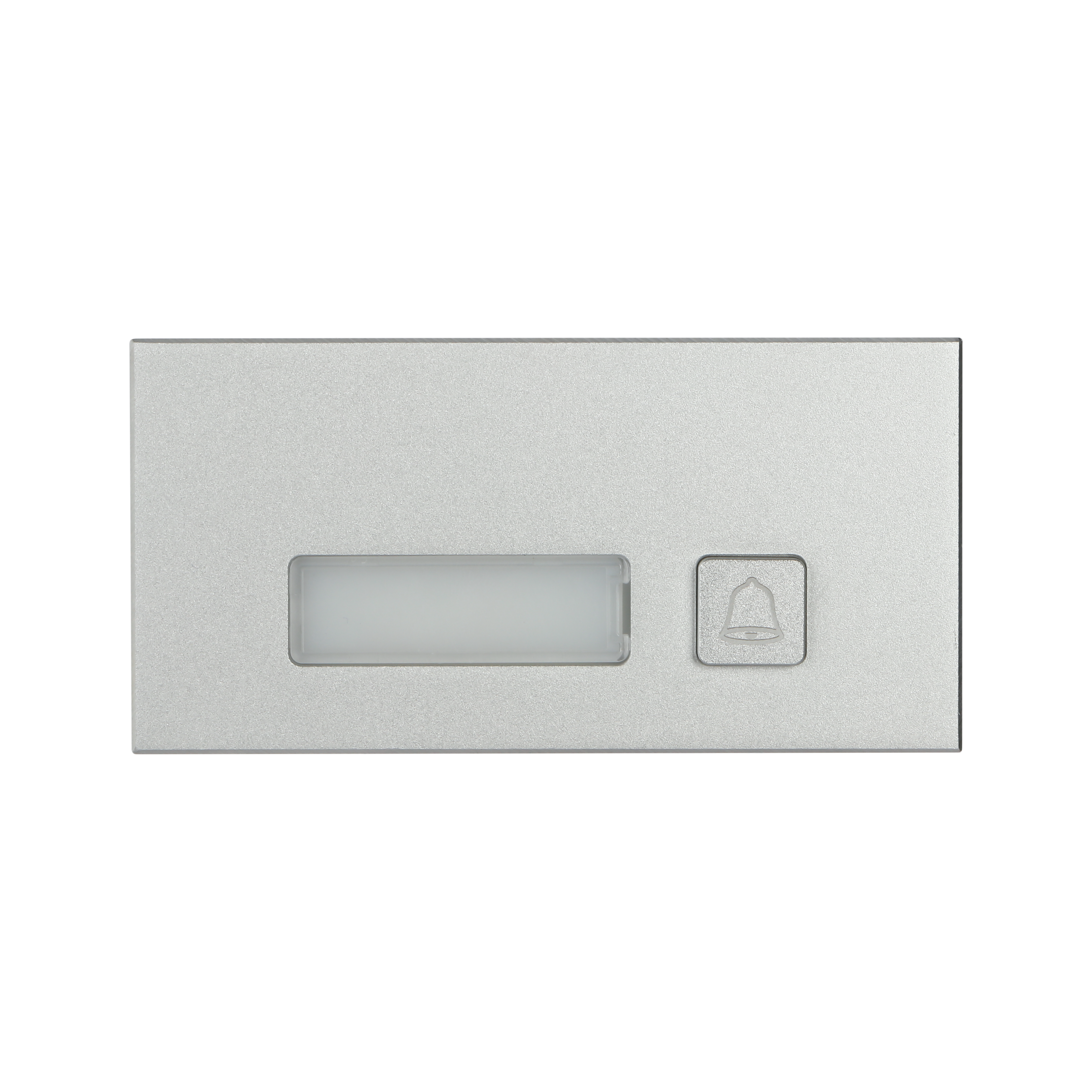 DAHUA VT MODULAR 1 BUTTON AUDIO DOOR STATION SILVER APARTMENT MECHANICAL BUTTON METAL IP65 IK07 5VDC BY DOOR STATION