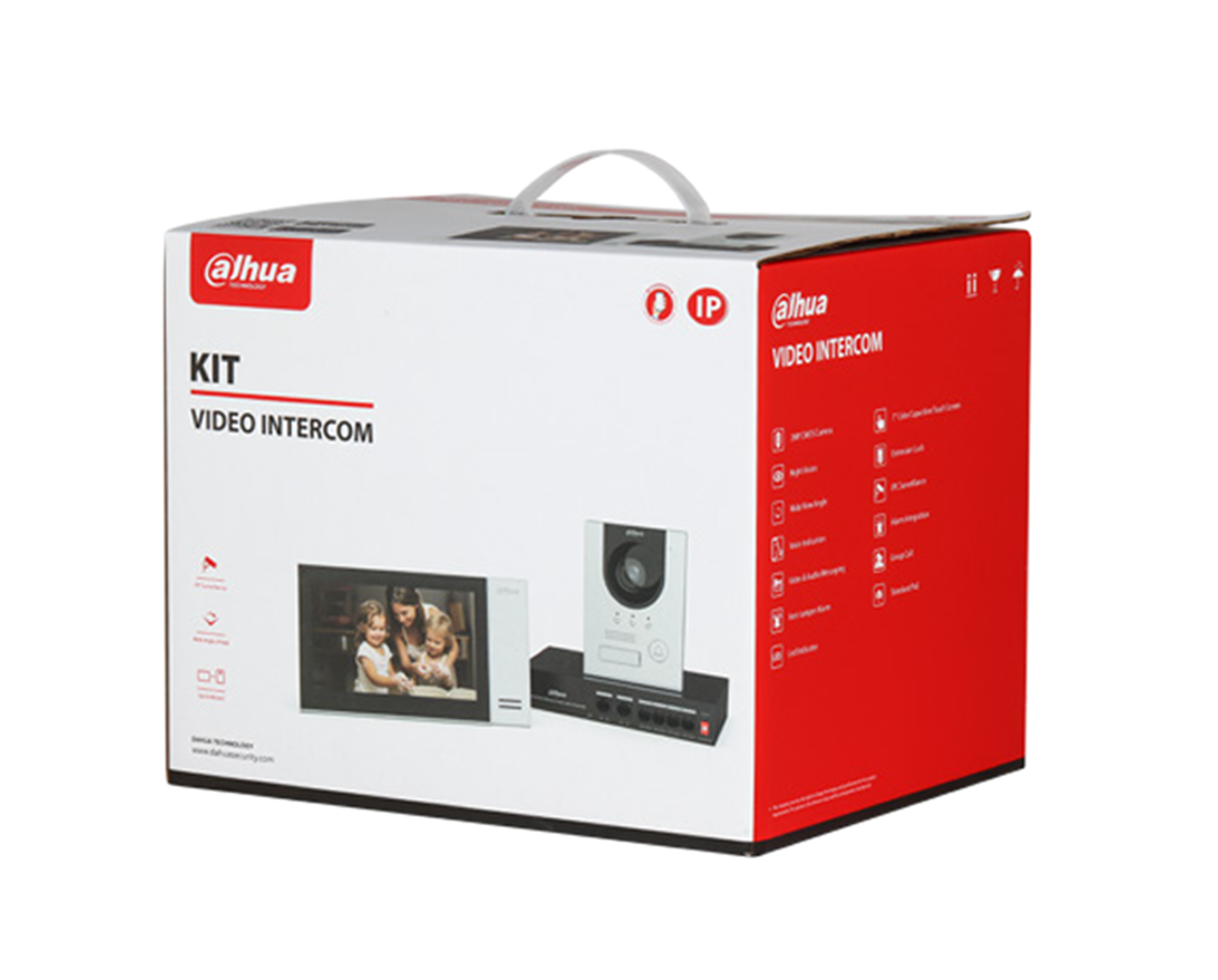 DAHUA DHI-KTP01L(S)-S3 IP VIDEO INTERCOM KIT 7 INCH MONITOR 2MP DOOR STATION POE IP65 IK07
