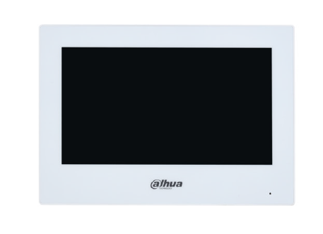 DAHUA SIP2.0 WIFI OR 2-WIRE INTERCOM MONITOR WITH WIFI WHITE APARTMENT/RESIDENTIAL 7 INCH DISPLAY CAPACITIVE TOUCHSCREEN PLASTIC 48VDC/ 2-WIRE SWITCH(VTNS2003B-2)