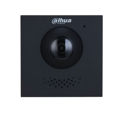DAHUA SIP2.0 IP OR 2-WIRE INTERCOM 2 BUTTON MODULE BLACK APARTMENT/RESIDENTIAL MECHANICAL BUTTON METAL POWER BY MONITOR BUS