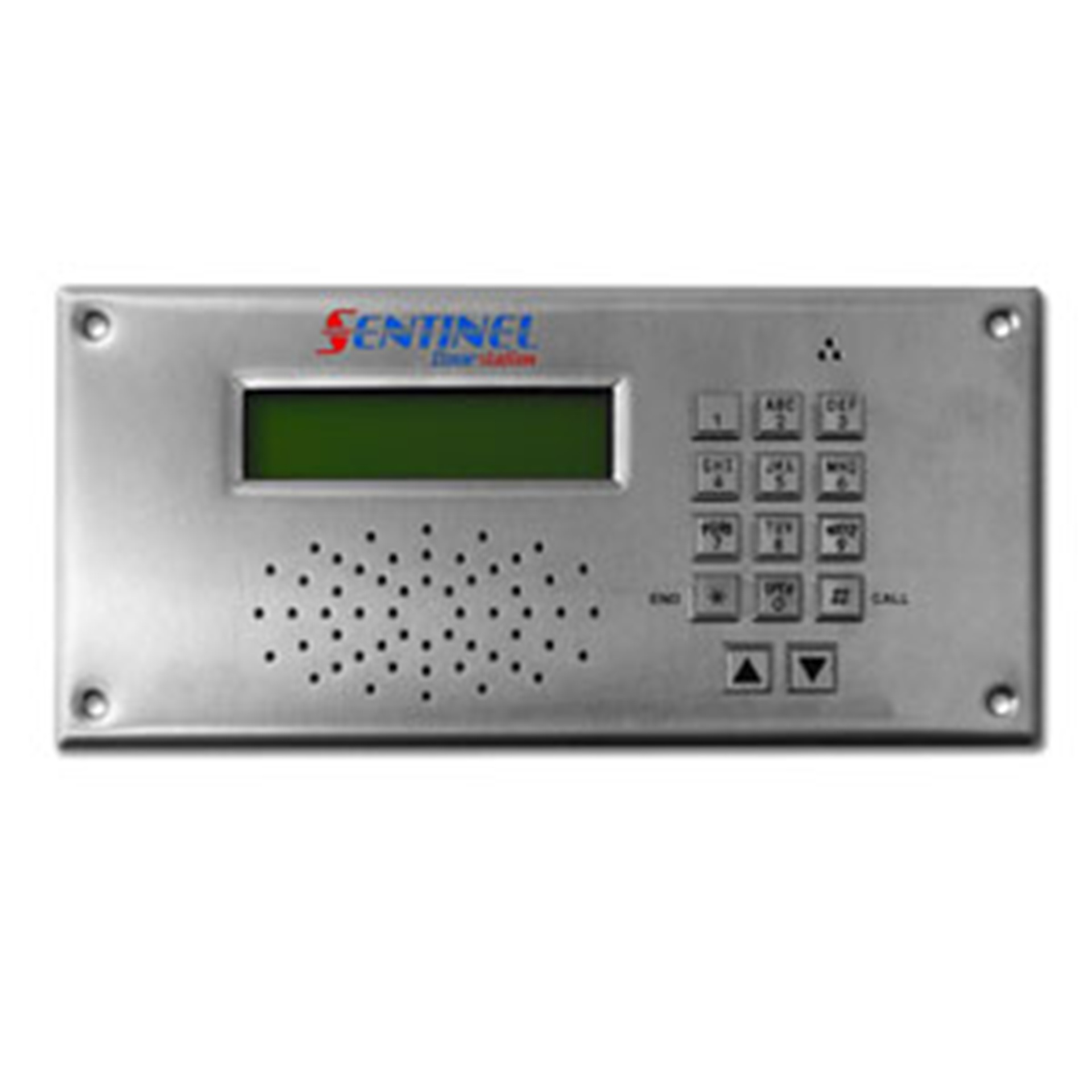 DALLAS DELTA SENTINEL SERIES IP INTERCOM ALL IN ONE (WITH KEYPAD) KEYPAD & AUDIO DOOR STATION SILVER 2.3 INCH DISPLAY 9-50VDC/48V