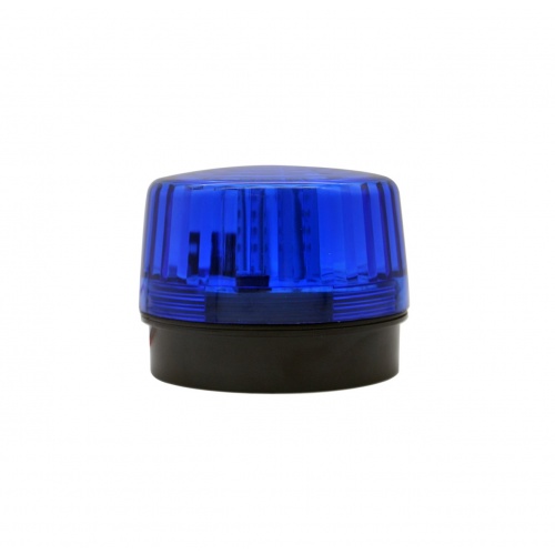 LED STROBE WITH BUILT-IN 100dB/m SIREN BLUE IP65 UPTO 50000 HRS