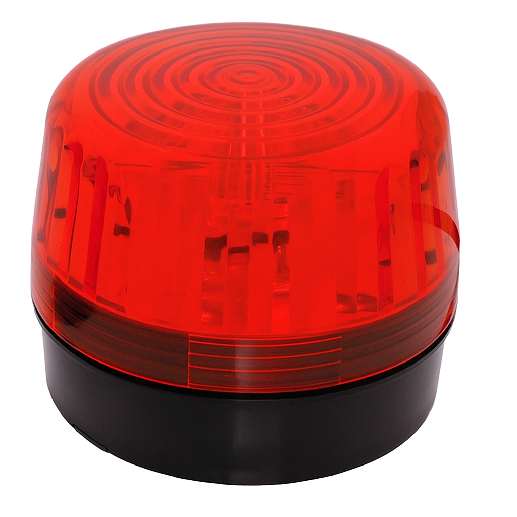 DFM RED STROBE UPTO 50,000 HOURS WITH BUILT-IN SIREN 100dB IP65
