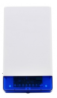 DFM SECOR COMBO SIREN/ BLUE STROBE FLAT FACE COVER WITH BOSCH EOIR BUILT-IN