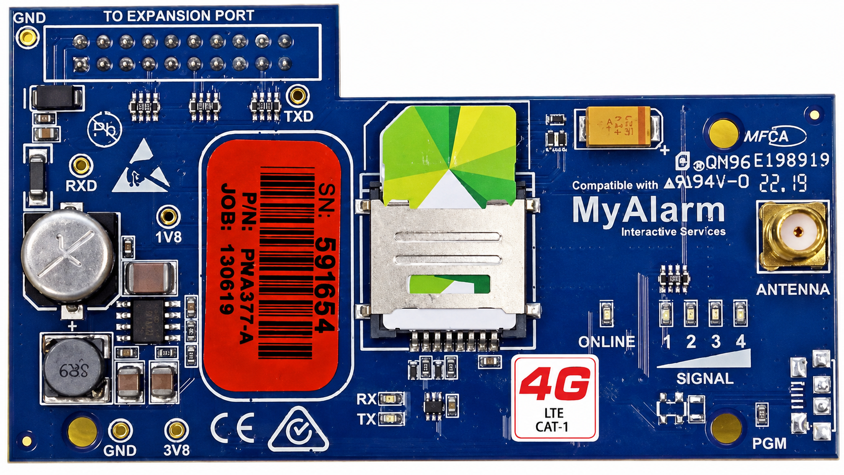 CM746 4G GPRS GSM LTE module With Magnetic Antenna For 6000 Panel Version 2.51.04 or Higher