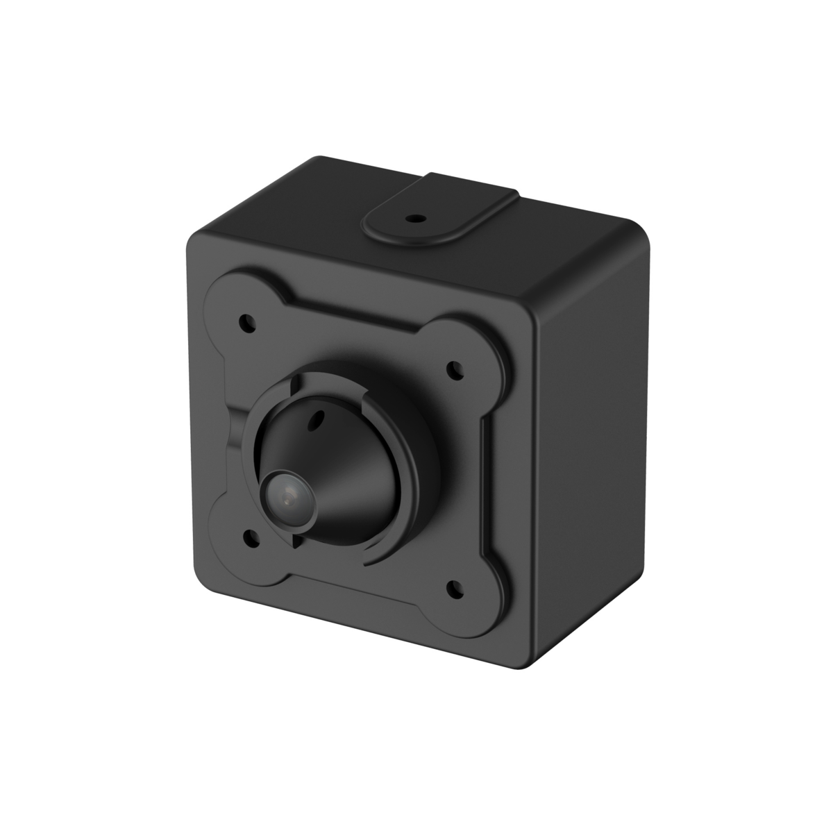 MICROSIZE SERIES IP CAMERA BLACK PINHOLE 4MP CUBE(LENS ONLY) 120 WDR METAL 2.8MM FIXED LENS NO IR WITHOUT MIC NO-SD CARD SLOT