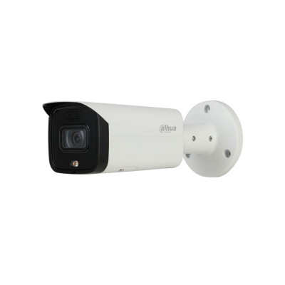 WIZMIND SERIES IP CAMERA WHITE AI ACTIVE DETERRANCE 5MP H.264/4+/5/5+ BULLET 120 WDR METAL 6MM FIXED LENS STARLIGHT IR 60M POE IP67 WITHOUT MIC AUDIO IN AUDIO OUT 1 x ALARM IN 1 x ALARM OUT SUPPORT UP TO 256GB SD 12VDC