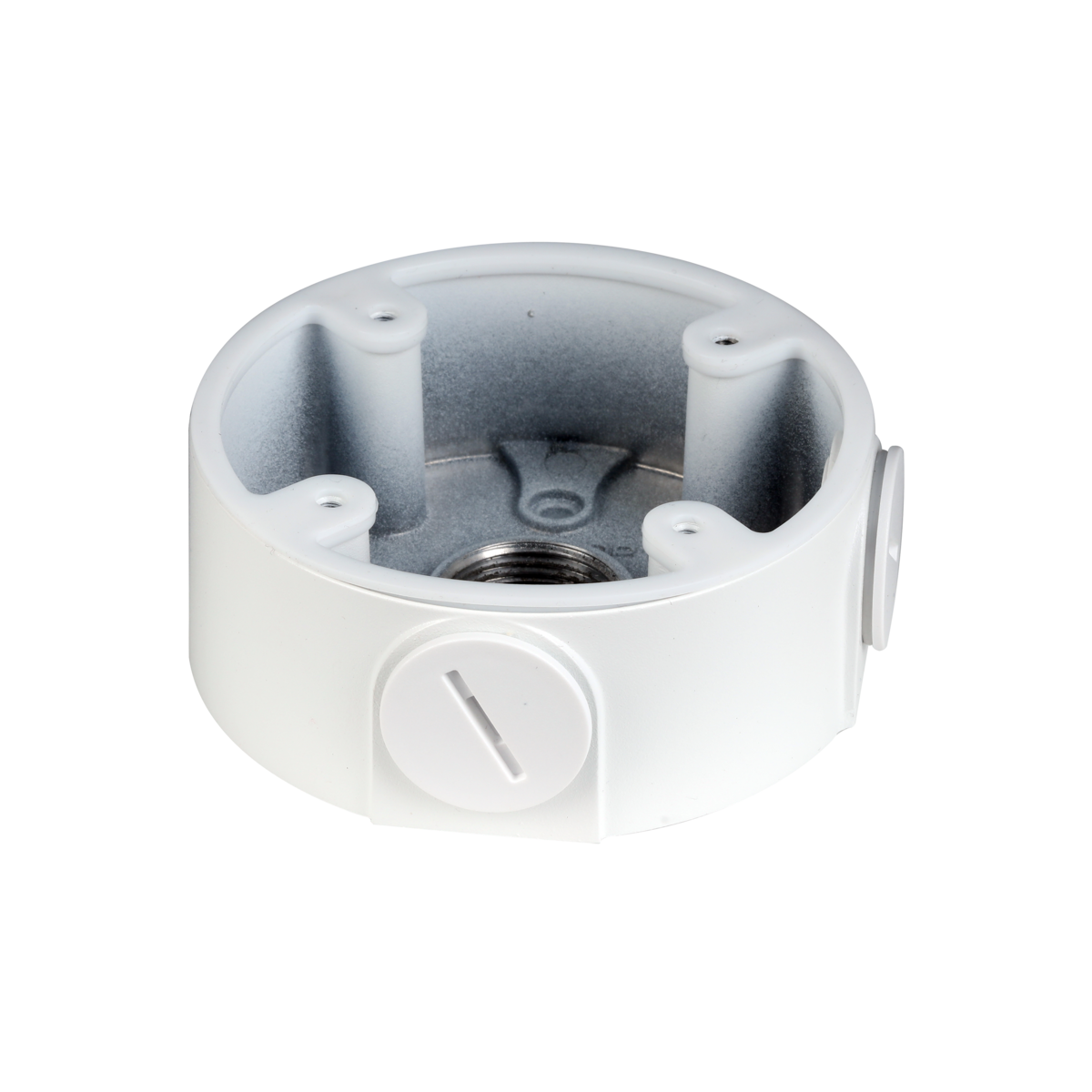 DAHUA JUNCTION BOX WITHOUT LID SUITS EYEBALL/ TURRET WHITE ALUMINIUM 3 KG MAX LOAD 0.17 KG