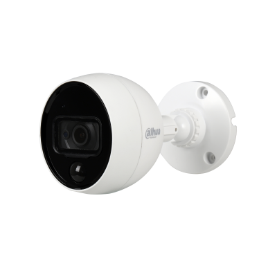 LITE SERIES HDCVI CAMERA WHITE 4MP BULLET DIGITAL WDR PLASTIC/METAL 2.8MM FIXED LENS IR 20M IP67 WITHOUT MIC NO-SD CARD SLOT 12VDC