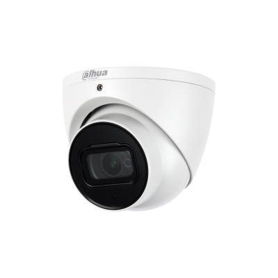 PRO SERIES HDCVI CAMERA WHITE 8MP/4K TURRET 120 WDR METAL 2.8MM FIXED LENS STARLIGHT IR 50M IP67 BUILT IN MIC AUDIO IN NO-SD CARD SLOT 12VDC