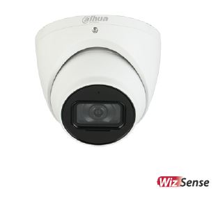 WIZSENSE SERIES IP CAMERA WHITE AI 6MP H.264/4+/5/5+ TURRET 120 WDR METAL 2.8MM FIXED LENS STARLIGHT IR 50M POE IP67 BUILT IN MIC SUPPORT UP TO 256GB SD 12VDC