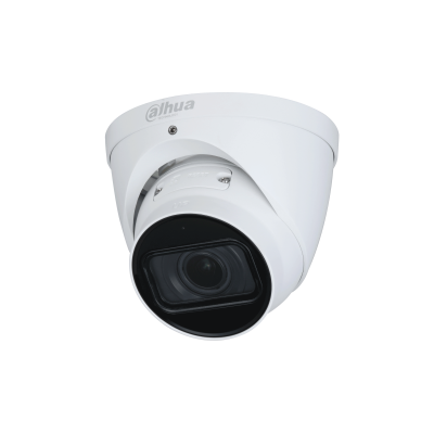 WIZMIND SERIES IP CAMERA WHITE AI 4MP H.264/4+/5/5+ TURRET 140 TRUE WDR METAL 2.7-12MM MOTORISED LENS 4X ZOOM STARLIGHT+ IR 40M POE IP67 BUILT IN MIC SUPPORT UP TO 256GB SD 12VDC