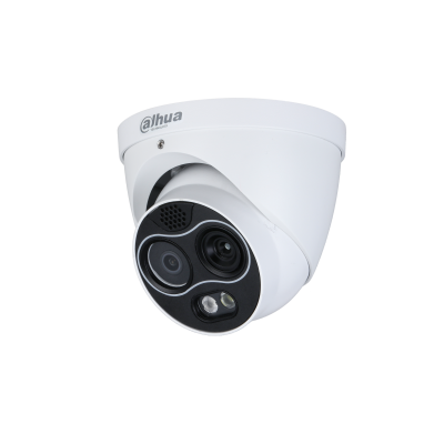 WIZSENSE SERIES IP CAMERA WHITE AI THERMAL 256x192 SENSOR 4MP H.264H/5/ MJPEG TURRET DIGITAL WDR PLASTIC/METAL 2MMFIXED LENS IR 30M POE IP67 WITHOUT MIC AUDIO IN AUDIO OUT 1 x ALARM IN 1 x ALARM OUT SUPPORT UP TO 256GB SD 12VDC