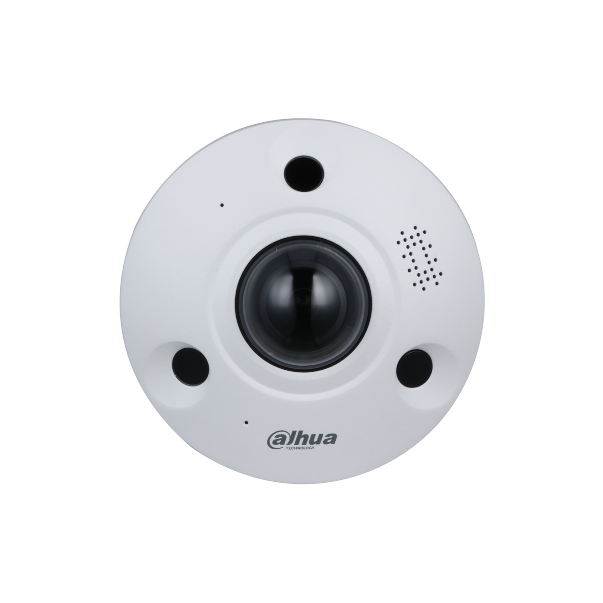 WIZMIND SERIES IP CAMERA WHITE AI 360° PANORAMIC 12MP H.264/4+/5/5+ FISHEYE DIGITAL WDR METAL 1.85MM FIXED LENS IR 10M POE+ IP67 BUILT IN MIC AUDIO IN AUDIO OUT 2 x ALARM IN 2 x ALARM OUT SUPPORT UP TO 256GB SD IK10 12VDC