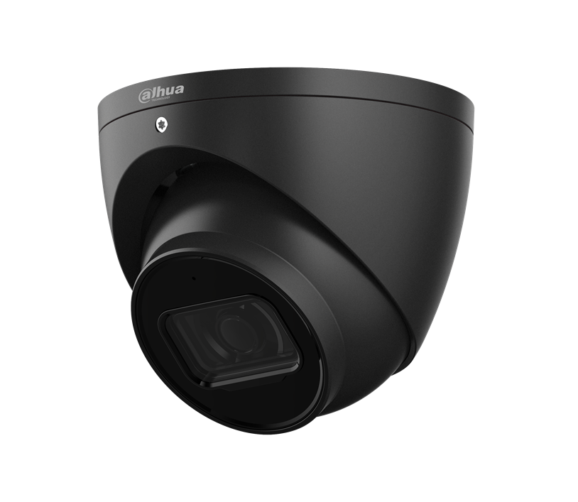 WIZSENSE SERIES IP CAMERA BLACK AI 6MP H.264/4+/5/5+ TURRET 120 WDR METAL 2.8MM FIXED LENS STARLIGHT IR 50M POE IP67 BUILT IN MIC SUPPORT UP TO 256GB SD 12VDC