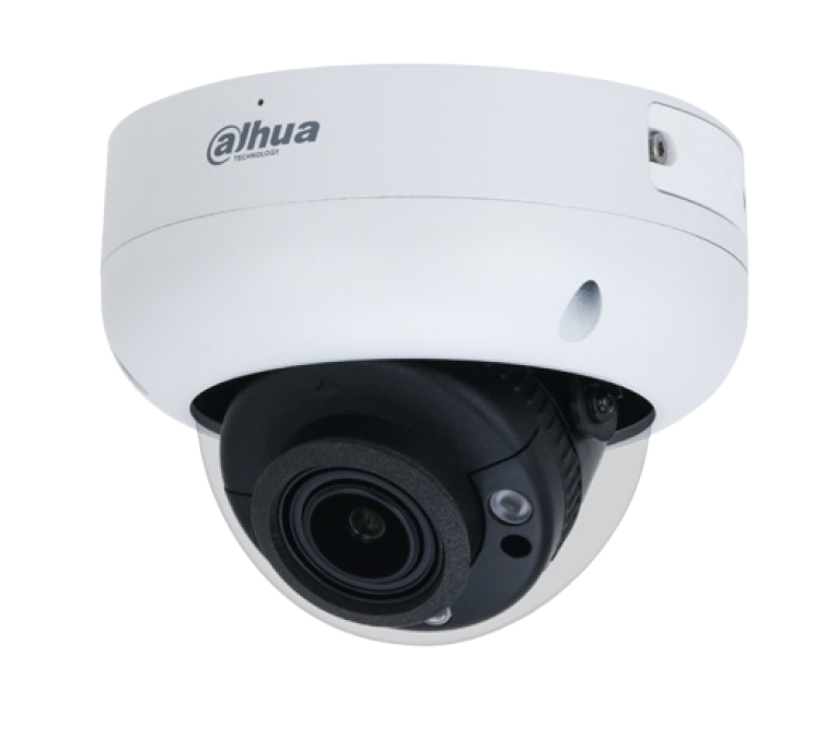 WIZSENSE SERIES IP CAMERA WHITE AI 8MP/4K H.264/4+/5/5+ DOME 120 WDR METAL 2.7-13.5MM MOTORISED LENS 5X ZOOM STARLIGHT IR 40M POE IP67 BUILT IN MIC AUDIO IN AUDIO OUT 1 x ALARM IN 1 x ALARM OUT SUPPORT UP TO 256GB SD IK10 12VDC