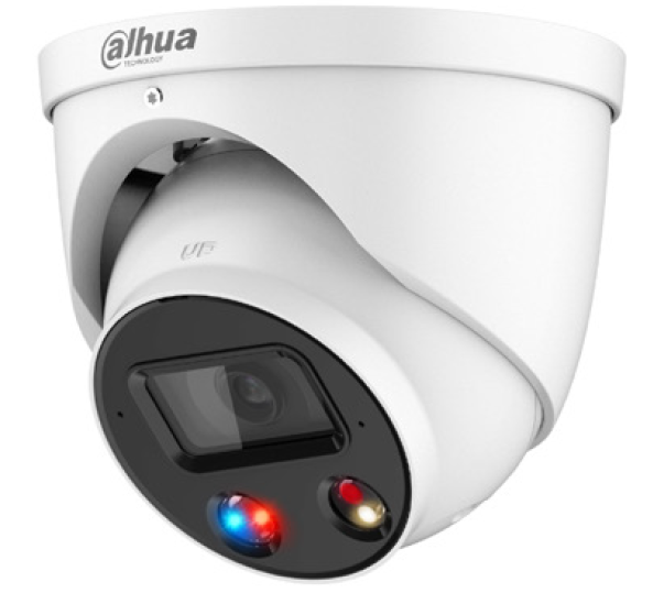 WIZSENSE SERIES IP CAMERA WHITE AI TIOC 6MP H.264/4+/5/5+ TURRET 120 WDR METAL 2.8MM FIXED LENS FULL COLOUR IR+WHITE LED 30M POE IP67 BUILT IN MIC SUPPORT UP TO 256GB SD 12VDC