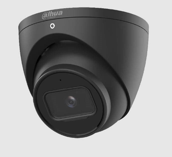 WIZSENSE SERIES IP CAMERA BLACK AI 8MP/4K H.264/4+/5/5+ TURRET 120 WDR METAL 2.8MM FIXED LENS STARLIGHT IR 30M POE IP67 BUILT IN MIC SUPPORT UP TO 256GB SD 12VDC