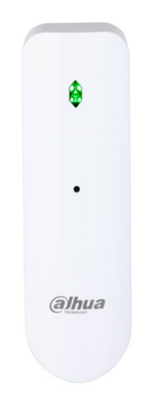 DAHUA WIRELESS GLASS BREAK DETECTOR WHITE 9M DETECTION AREA 2 INPUT (DRY) PLASTIC WALL MOUNT 433.1-434.6MHz 1xCR123A BATTERY (3.3V)