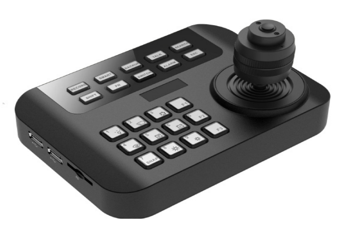 MKB1100 MOBILE CONTROL KEYBOARD WITH JOYSTICK 3 x USB 1 x SD SLOT 1 x RS-232 1 x RS-485 5VDC BLACK