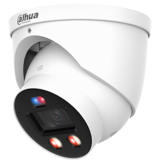 WIZSENSE SERIES IP CAMERA WHITE AI TIOC PRO 6MP H.264/4+/5/5+ TURRET 120 WDR METAL 2.8MM FIXED LENS STARLIGHT IR+WARM LED 30M POE IP67 BUILT IN MIC AUDIO IN AUDIO OUT 1 x ALARM IN 1 x ALARM OUT SUPPORT UP TO 512GB SD 12VDC