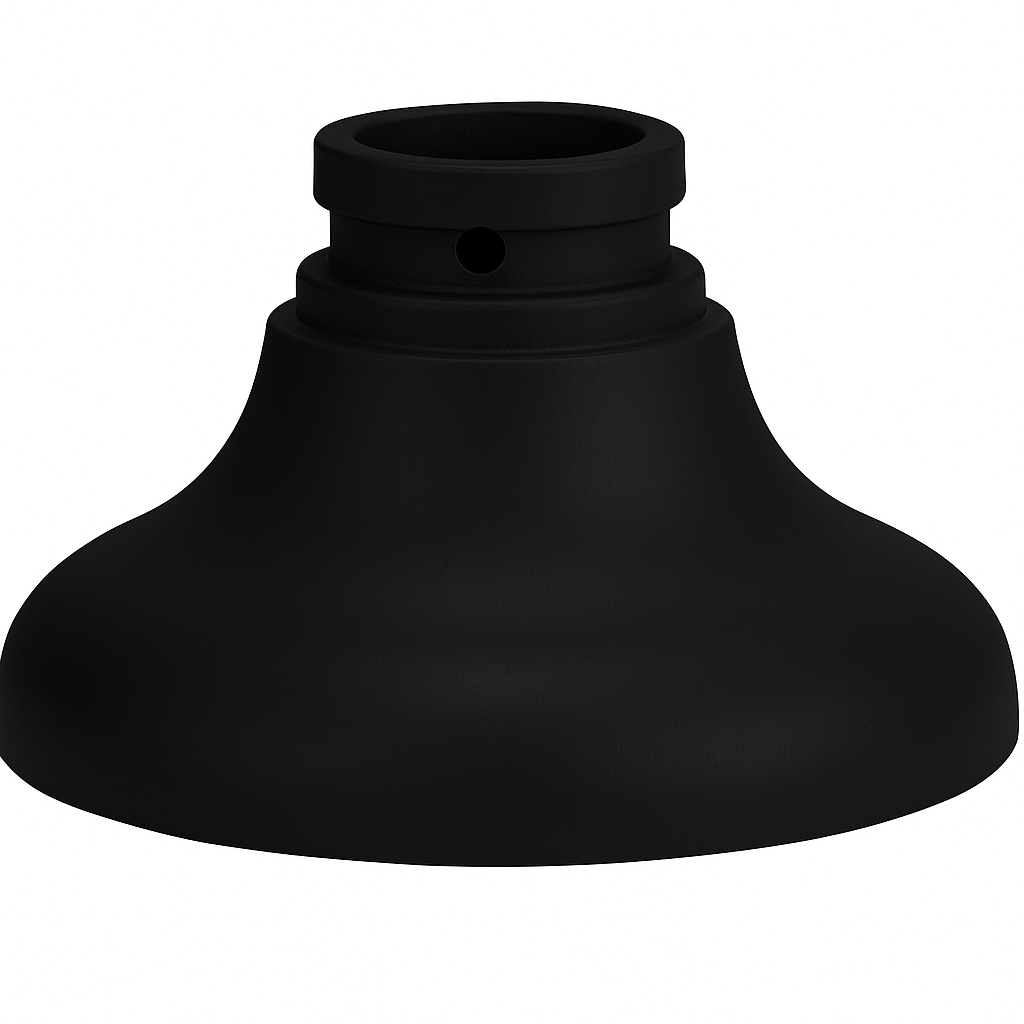 PENDANT MOUNT BRACKET BLACK ALUMINIUM ALLOY 1 KG MAX LOAD SUITS DOME 0.3KG