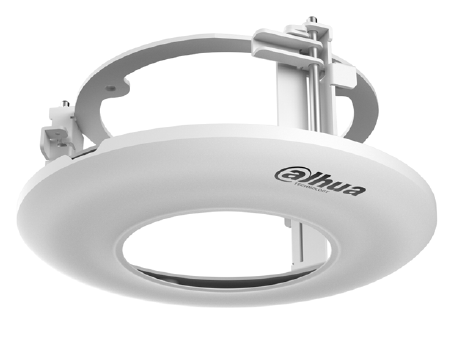 POLE MOUNT BRACKET WHITE ALUMINIUM/GALVANIZED SUITS 80-150 (MM) POLE 15 KG MAX LOAD 1.31KG