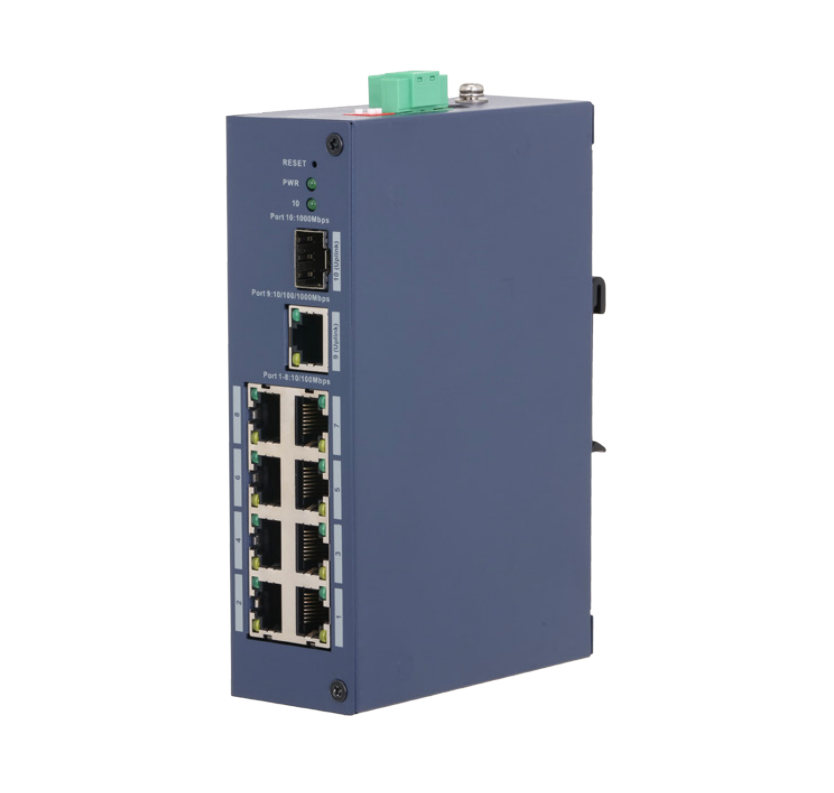 8PORT ( 10P) SWITCH 1x 1G SFP/ FIBRE PORT 1x1G UPLINK L2 CLOUD MANAGED BLUE 12VDC