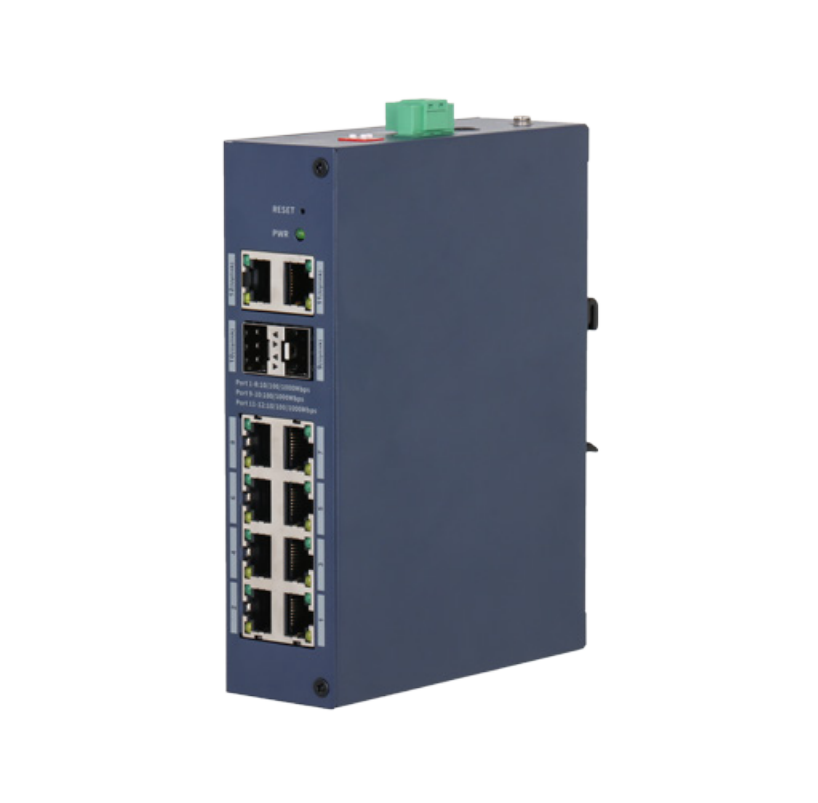 8PORT ( 12P) GIGABIT SWITCH 2x 1G SFP/ FIBRE PORT 2x1G UPLINK L2 CLOUD MANAGED BLUE 12VDC