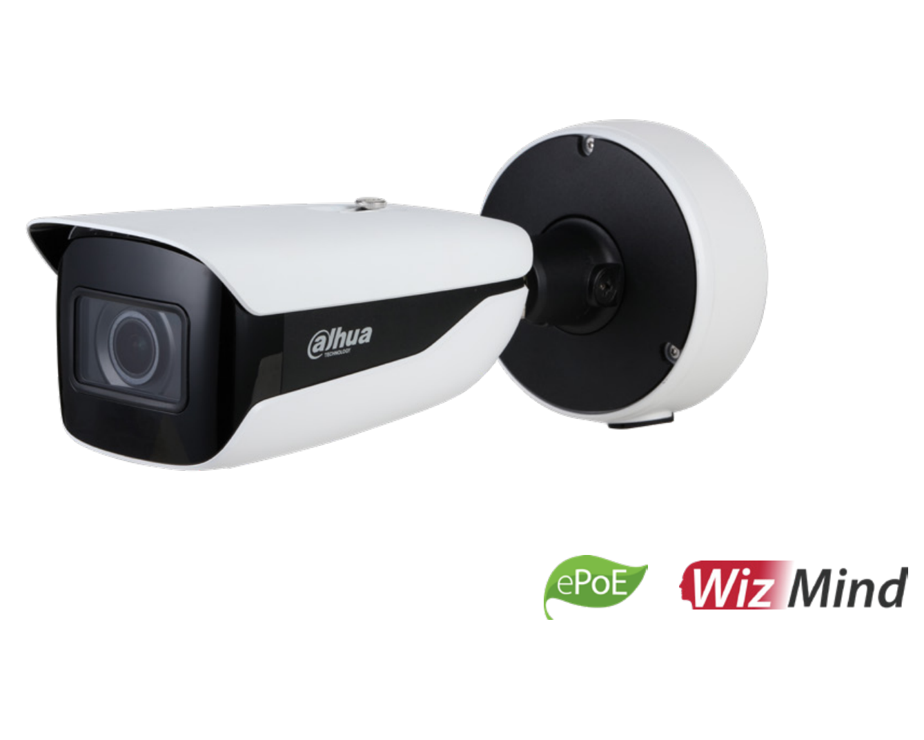 WIZMIND SERIES IP CAMERA WHITE AI PEOPLE COUNT 8MP/4K H.264/5/ MJPEG BULLET 120 WDR METAL 8-32MM MOTORISED LENS 4X ZOOM STARLIGHT IR 120M EPOE IP67 WITHOUT MIC AUDIO IN AUDIO OUT 3 x ALARM IN 2 x ALARM OUT SUPPORT UP TO 256GB SD IK10 IMPACT RATING 12VDC