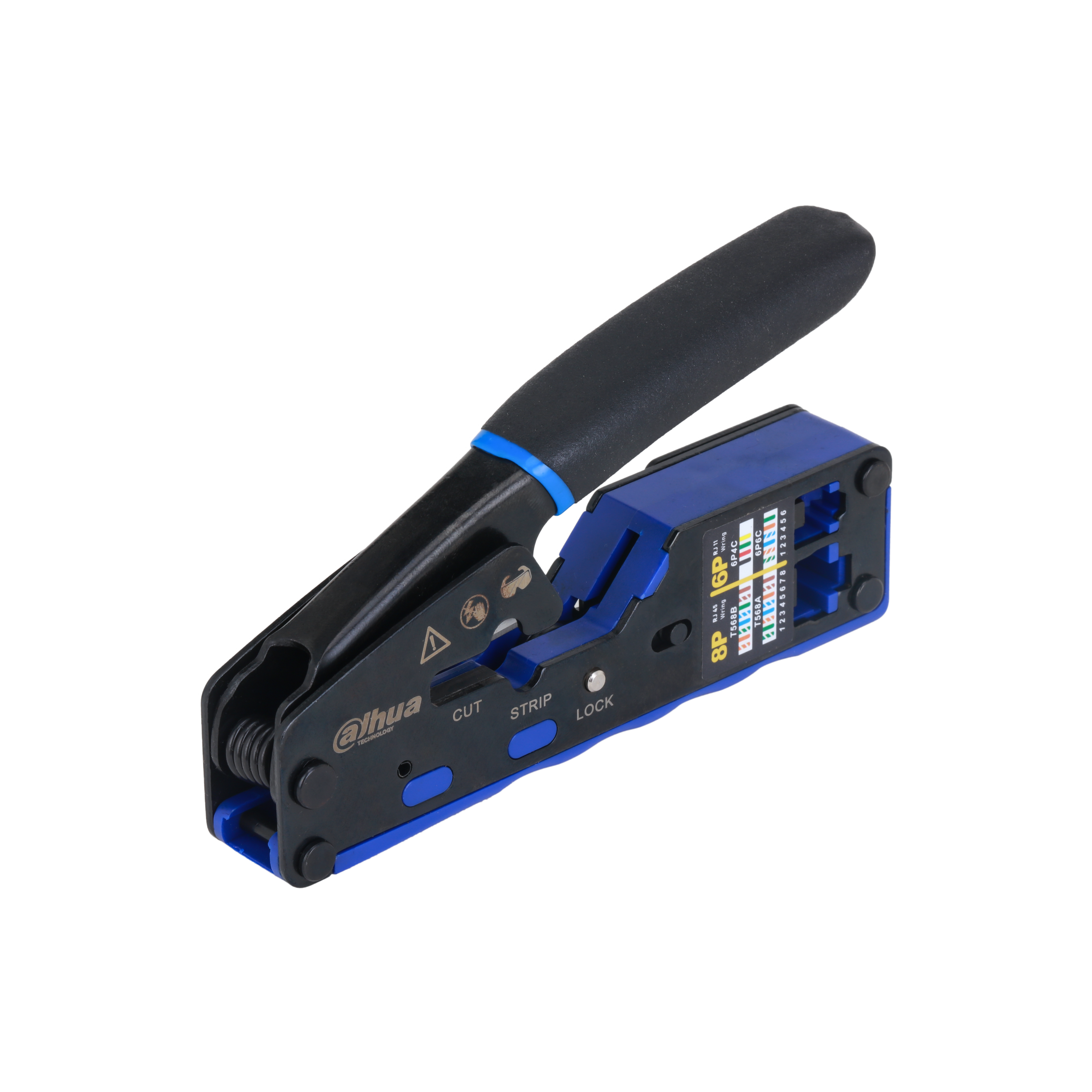 DAHUA DH-PFM914 ETHERNET CRIMPER FOR RJ-45, RJ-11 & EZ-RJ45 A3 STEEL / PC / PP & TPR / SK5 BLUE/BLACK