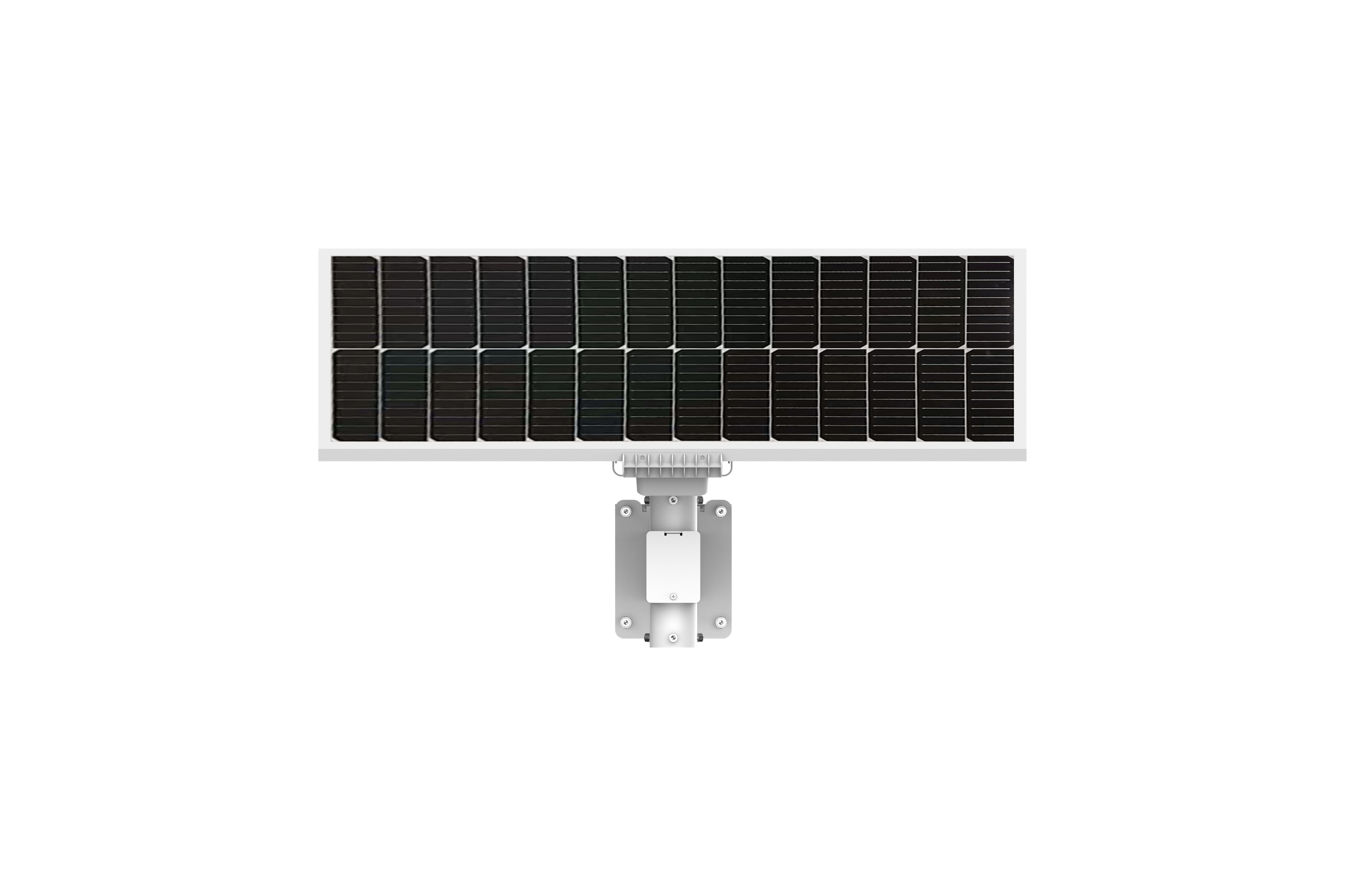11.1VDC INTEGRATED SOLAR SYSTEM (WITH BATTERY) 5A IP66 SOLAR PANEL - MONOCRYSTALLINE SILICON 3.69A 2x OUTPUT VERTICAL POLE MOUNT WHITE