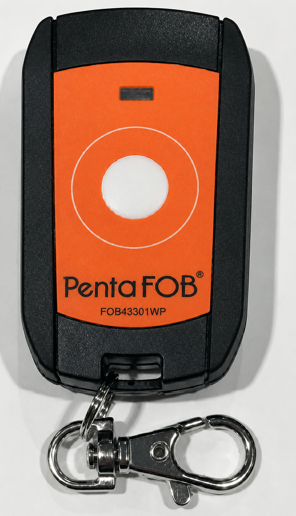 ELSEMA PENTAFOB 1 BUTTON SMALL REMOTE ORANGE 100M PLASTIC IP67 433MHz 1x CR2032