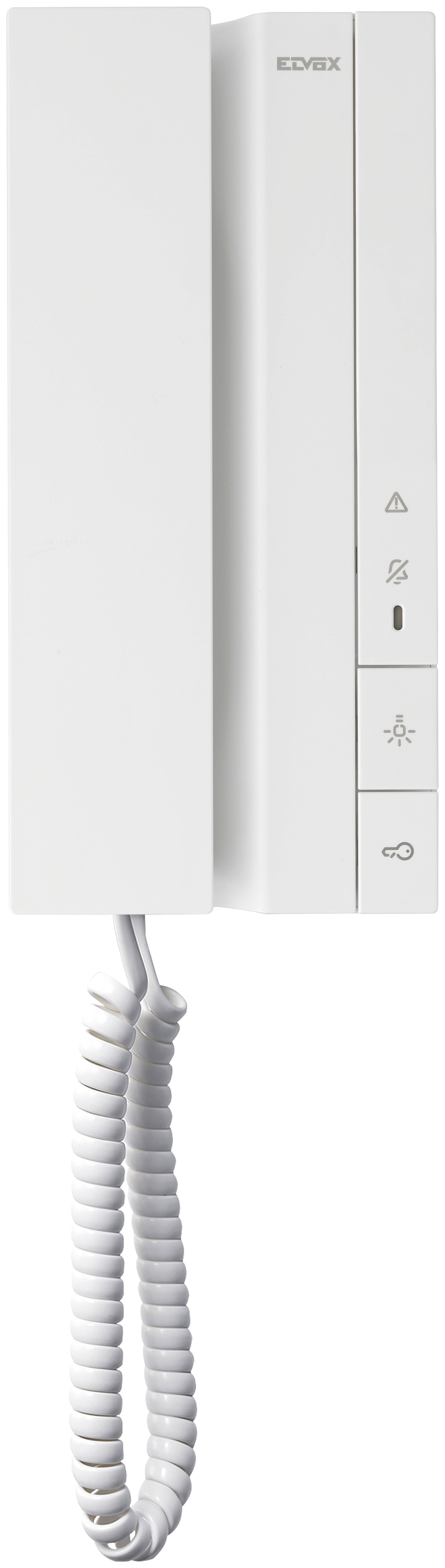 ELVOX VOXIE DUE FILI+ 2-WIRE INTERCOM HANDSET WITH 2 BUTTON WHITE APARTMENT/RESIDENTIAL PLASTIC POWER BY BUS CONTROLLER