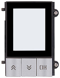 PIXEL GREY/SILVER LCD DISPLAY UNIT COVER ONLY T/S 41018 LCD DISPLAY UNIT MODULE (IP + 2WIRE DUE FILI+)