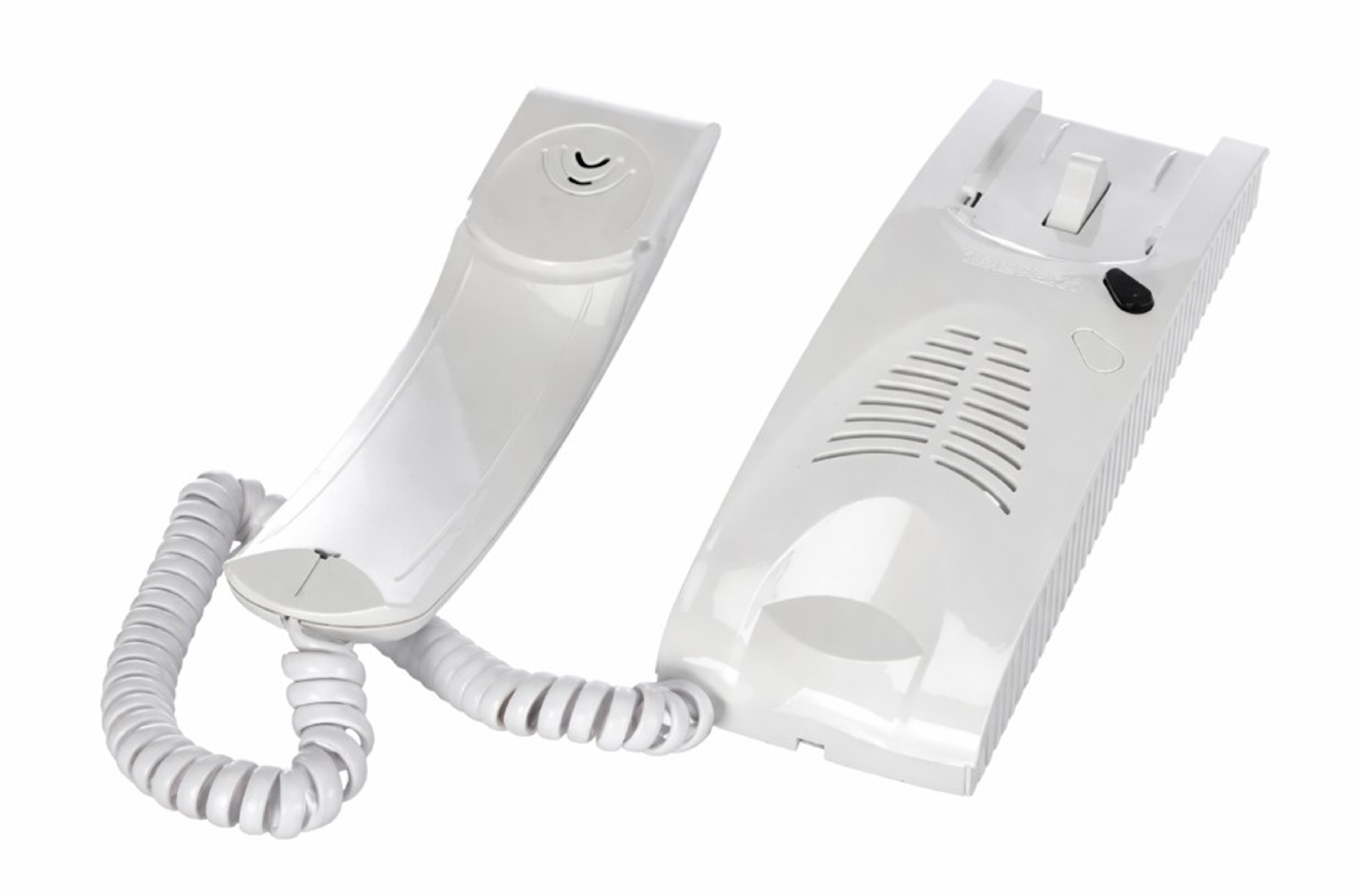 ELVOX 887U 5 WIRE UNIVERSAL WALL MOUNT AUDIO INTERPHONE HANDSET WHITE