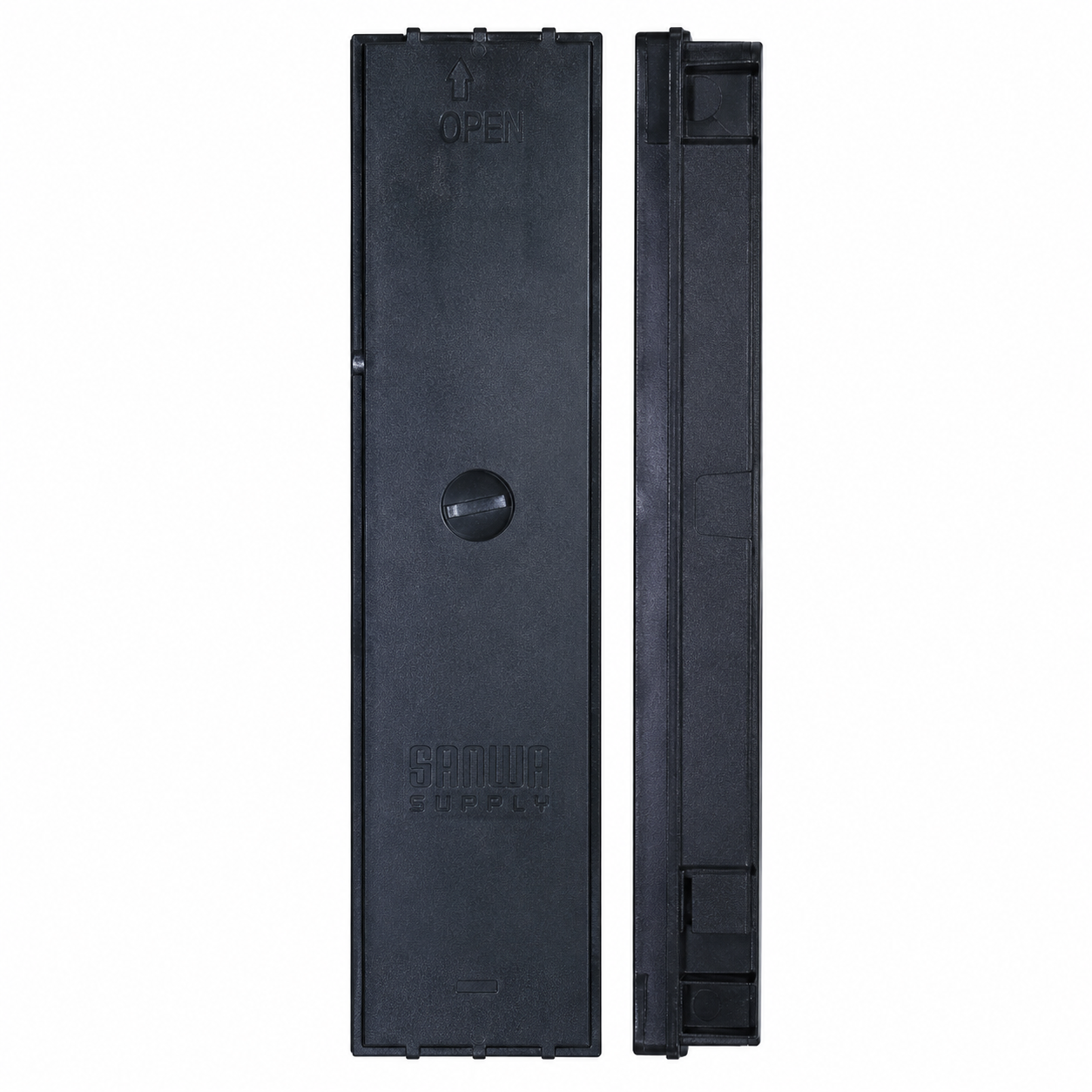 ELVOX 9193 FLUSH/RECESSED VERTICAL BACK BOX 3 MODULE WITH TEMPORARY COVER AND LINKING SPACER CLIPS 98Wx365Hx50D (MM)