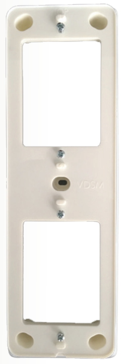 TDL-VDSM VERTICAL DOUBLE SURFACE MOUNTED SUITS EM & PROX REX UNITS WHITE PLASTIC