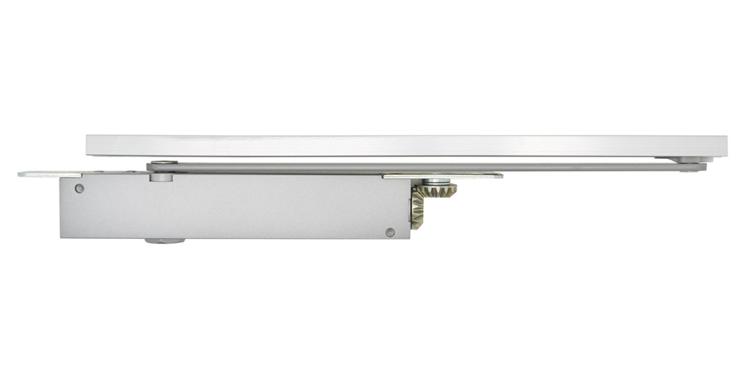 BRITON 2400 SERIES STANDARD MECHANICAL DOOR CLOSER SILVER NON MONITORED RECESSED MOUNT