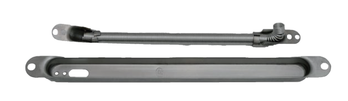 FSH LEGGE 880 SERIES POWER TRANSFER LOOP DOOR OPENING 90° ~ 120° SILVER METAL 300MM COVER