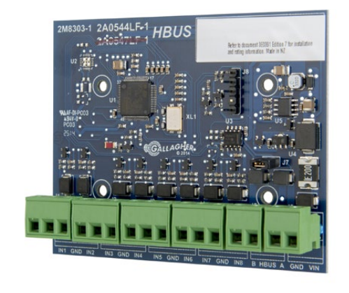 GALLAGHER SMB HBUS INPUT MODULE 8 x INPUT PCB 13.6VDC 4K7 TERMINATION